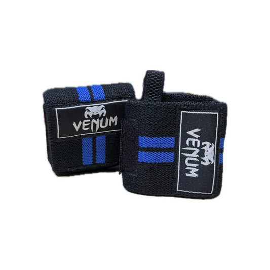 Venum Hyperlift Protège Poignet de Musculation Mixte ( Noir - Bleu )