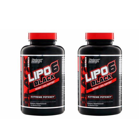 <strong>Pack Double Lipo 6 Black 120 Capsules - Nutrex