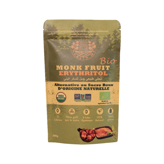 Sucre Roux Monk Fruit – Erythritol 200 G