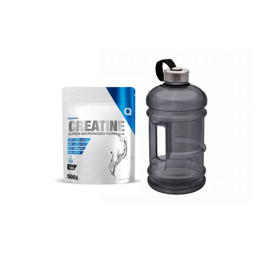 Creatine Micronized Monohydrate 500 G + Gourde 2.2 Litres