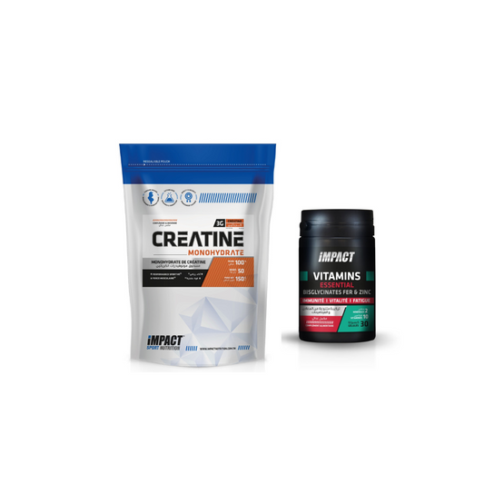 Creatine Monohydrate 50 Doses & Multivitamine