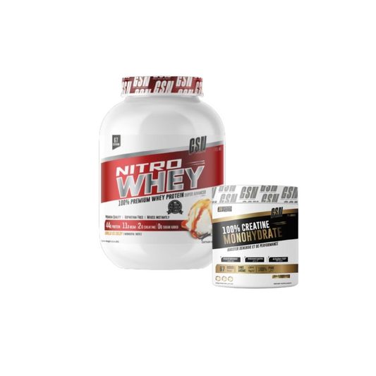 Nitro 100 % whey Protein 2 Kg + Creatine Monohydrate 67 Doses