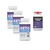 3 x Keto Slim Pro Advanced Weight Loss 180 Capsules + Chardon Marie 60 Capsules Doodi's Gym Pro