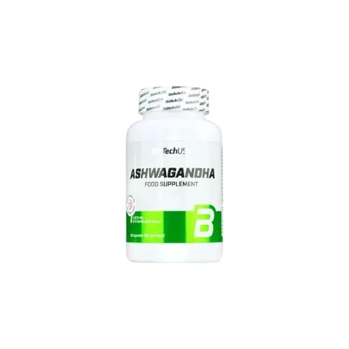 ASHWAGANDHA Biotech USA 60 CAPSULES BiotechUSA