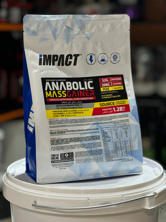 Anabolic Mass Gainer 1,3 Kg Impact Tunisie Impact Sport Nutrition