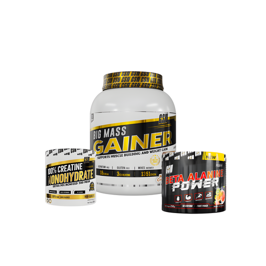 Big Mass Gainer Gsn 1 Kg + Creatine  200 g gsn + Beta Alanine gsn GSN