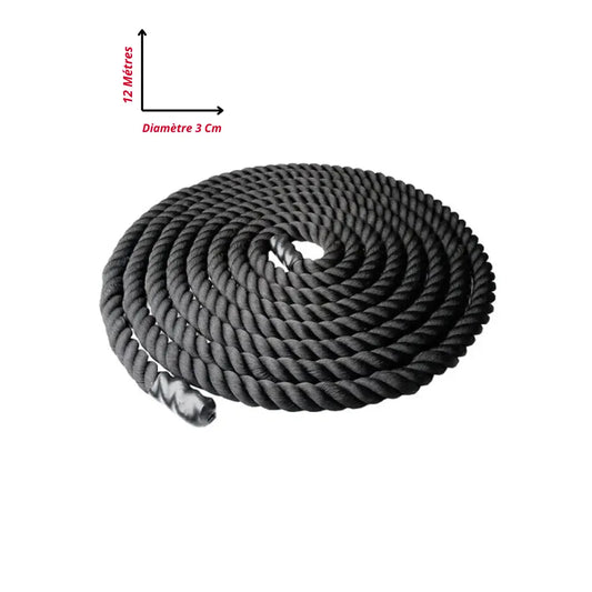 Corde CrossFit Ondulatoire – 12 mètres | Diamètre 3 cm Doodi's Gym Pro