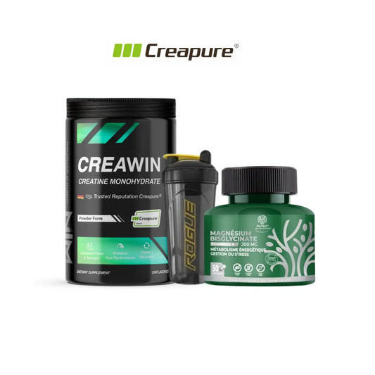 Creapure Win 500 G + Magnesium Bisglycinate + Shaker Win Nutrition