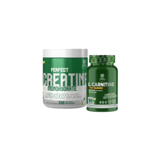 Creatine Monohydrate 200 G + L Carnitine 90 Capsules Perfect Nutrition Labs