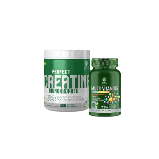 Creatine Monohydrate 200 G + Multivitamine 120 Capsules Perfect Nutrition Labs