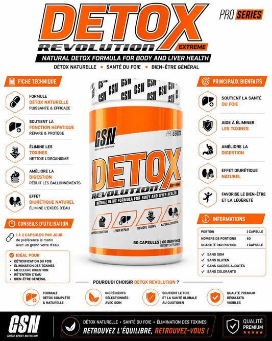 Gsn Detox Revolution 60 Capsules GSN