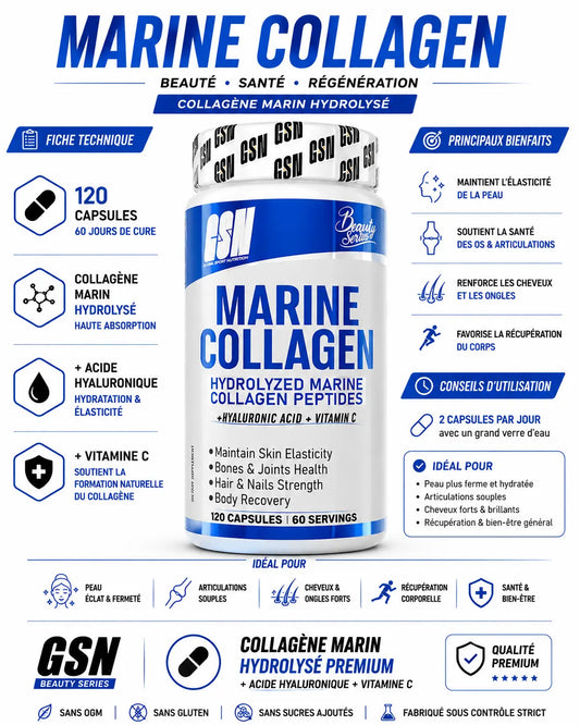 Gsn Marine Collagen 120 Capsules GSN