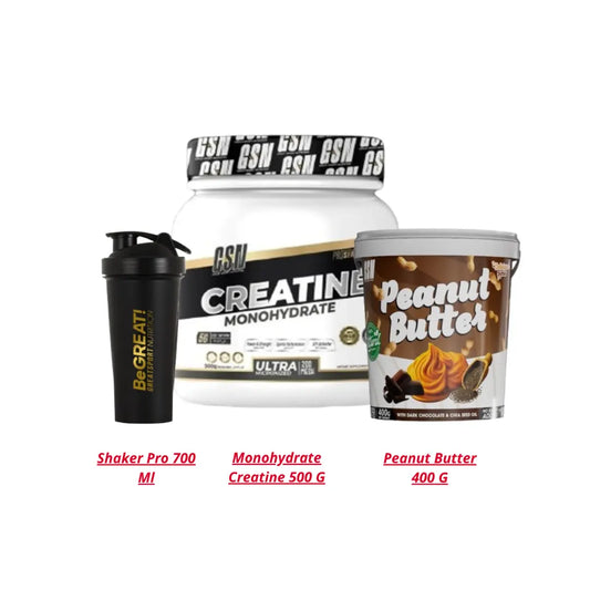 Gsn Monohydrate Creatine 500 G + 2 Cadeaux GSN