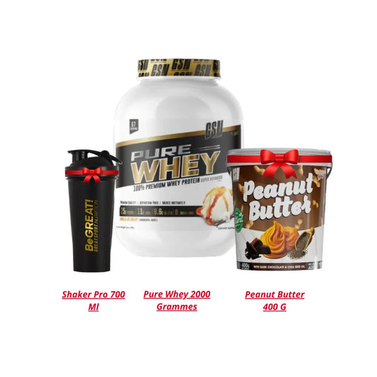 Gsn Pure Whey 2 Kg + 2 Cadeaux GSN