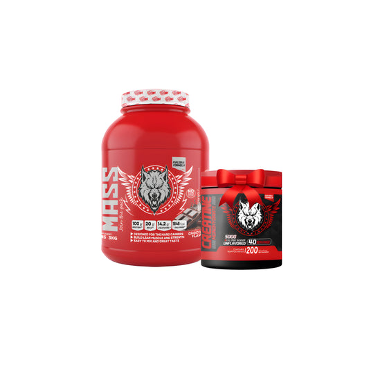 Hard Mass 3 Kg aw+ Creatine Monohydrate 200 G aw american wolf