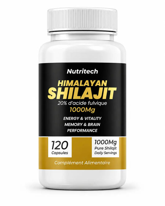 Himalayan Shilajit Nutritech 120 Capsules 1000 Mg Nutritech