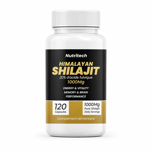 Himalayan Shilajit Nutritech 120 Capsules – 1000 Mg Nutritech
