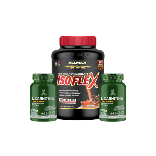 Isoflex All Max 2,27 Kg + 2 L Carnitine  perfect 90 cap offertes Allmax