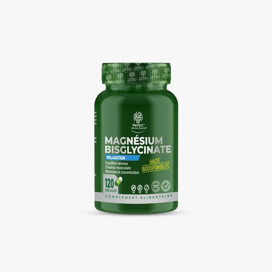 Magnésium Bisglycinate 120 Capsules Tunisie Perfect Nutrition 