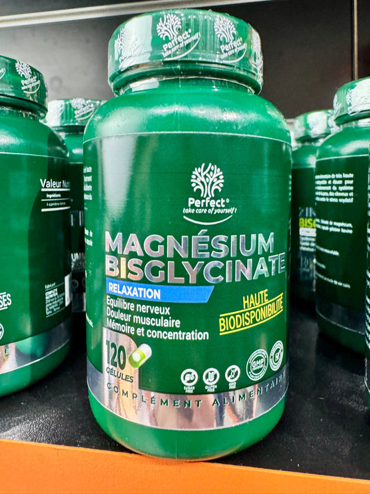 Magnésium Bisglycinate 120 Capsules Tunisie Perfect Nutrition Perfect Nutrition