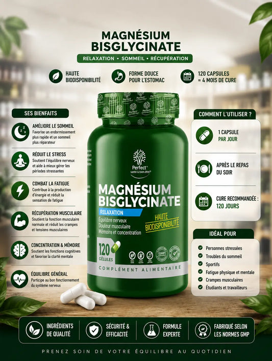 Magnesium Bisglycinate Perfect Tunisie Pas Chere Perfect Nutrition