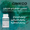 Mémoire & Concentration Booster GINKGO Tunisie 60 Capsules Doodi's Gym Pro