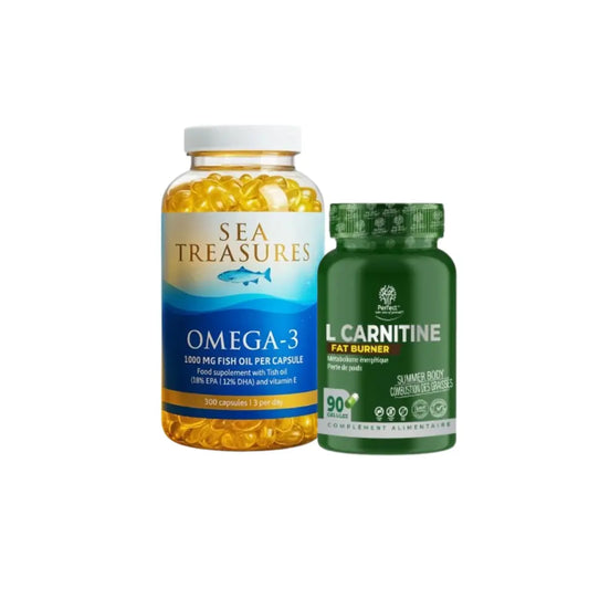 Omega 3 - 300 Capsules Tunisie + L carnitine 90 Capsules Doodi's Gym Pro