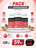 Pack 3 Ashwagandha Root KSM-66 – Anti-Stress, Énergie & Bien-Être Doodi's Gym Pro