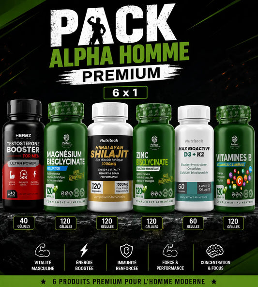 Pack Alpha Homme Premium 6 X 1 Doodi's Gym Pro