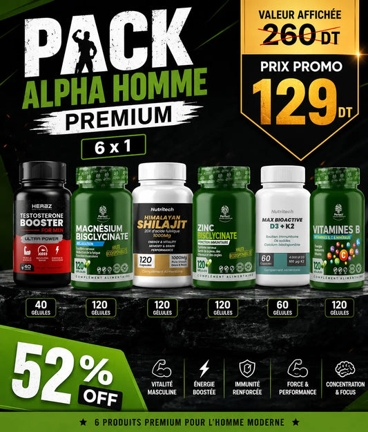 Pack Alpha Homme Premium 6 X 1 Doodi's Gym Pro