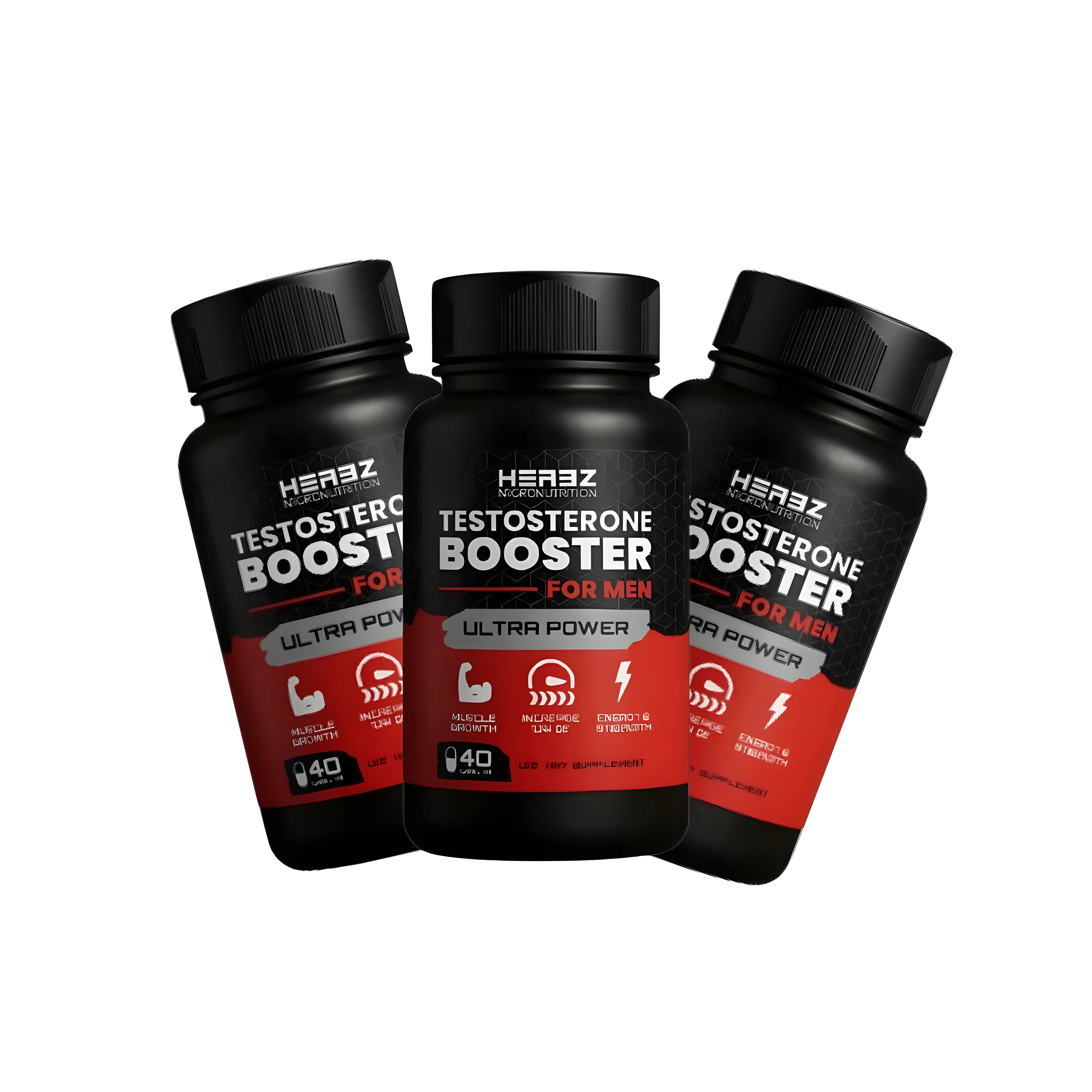 Pack Testo Booster 120 Capsules - gymproprotein - Tunisie