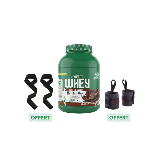 Perfect Whey 2 Kg +straps +serre poignée Perfect Nutrition Labs