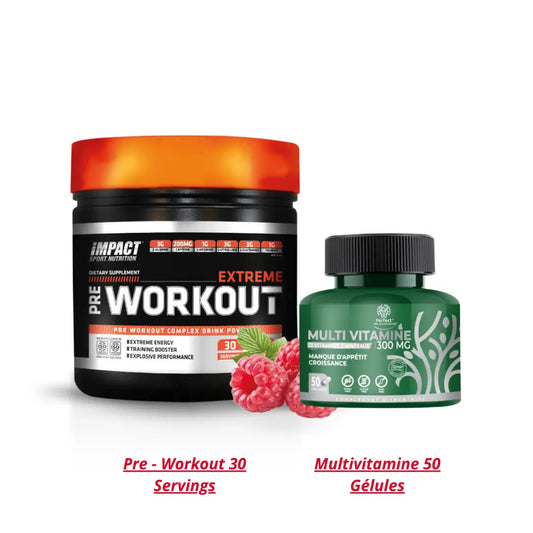 Pre-Workout + Multivitamine Tunisie Doodi's Gym Pro
