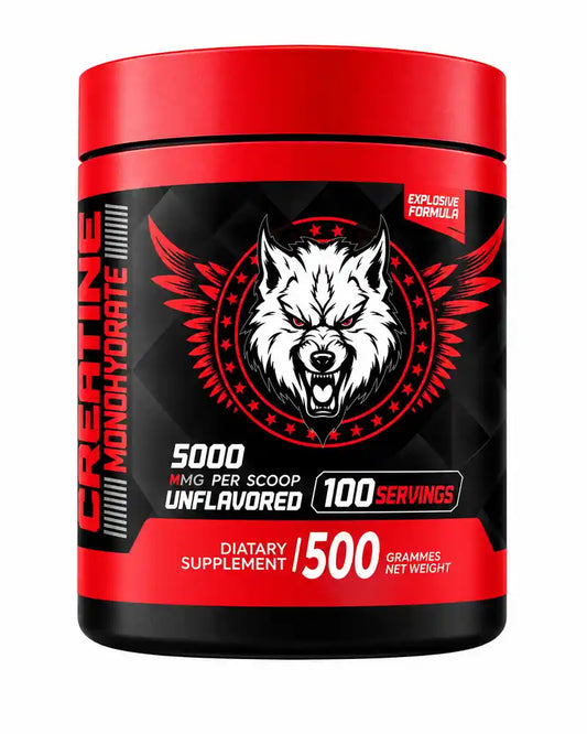 Pure Monohydrate Creatine 500 G American Wolf american wolf