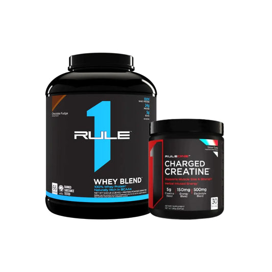 Rule 1 Pack -Whey Blend 2,27 + Charged Creatine