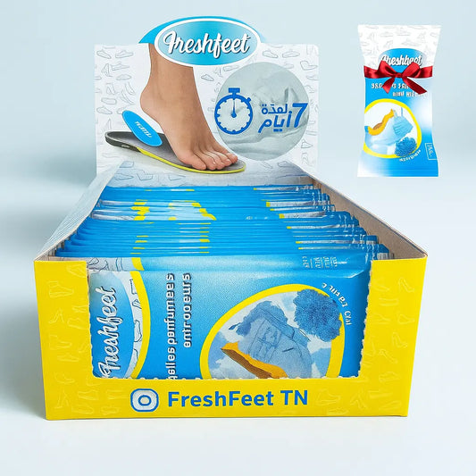 Semelles Parfumees Anti Odeur Tunisie Pas Chere - Fleur Bleue Boite De 15 - gymproprotein