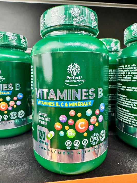 Vitamine B 120 Gélules Tunisie Perfect Nutrition Perfect Nutrition