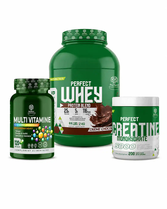 Whey 2 Kg perfect Creatine Monohydrate 200 G perfect Multivitamine 120 Capsules perfect Perfect Nutrition Labs