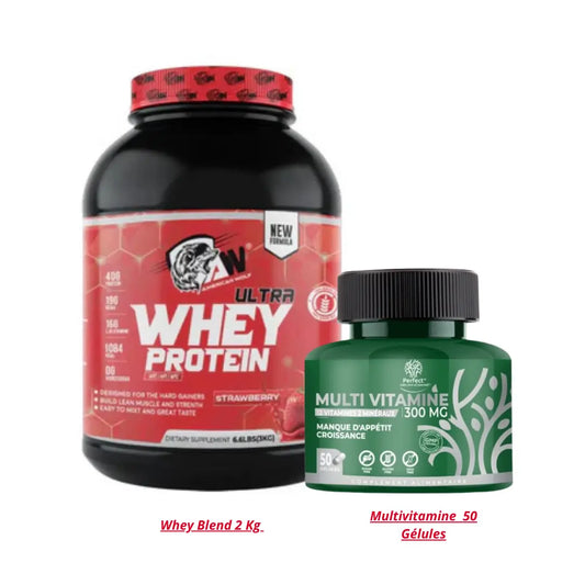 Whey Protein 2 Kg + Multivitamine american wolf