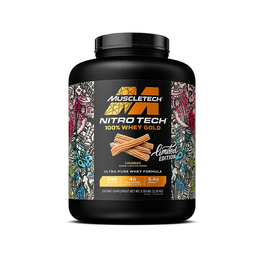 MUSCLETECH NITRO-TECH WHEY GOLD 5 LBS CHURROS