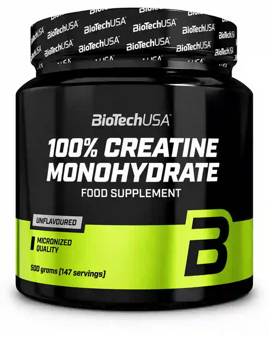 BioTechUSA 100% Creatine Monohydrate 500 g créatine micronisée sans arôme
