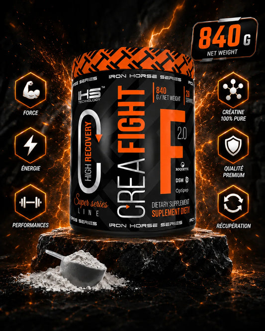 Iron Horse Crea Fight 2.0 – Créatine Haute Performance 840 g