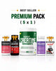 Creatine + Testo Booster Pack 5 en 1 Perfect Nutrition avec Ashwagandha Collagène et Zinc