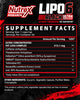 fiche technique lipo 6 black ultra concentrate 60 capsules