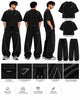 Ensemble Sport Homme Oversize Noir – T-Shirt + Pantalon