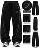 Ensemble Sport Homme Oversize Noir – T-Shirt + Pantalon
