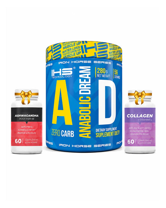 Iron Horse Series Anabolic Dream 280g avec Ashwagandha Root KSM-66 et Collagen Vitamine C offerts