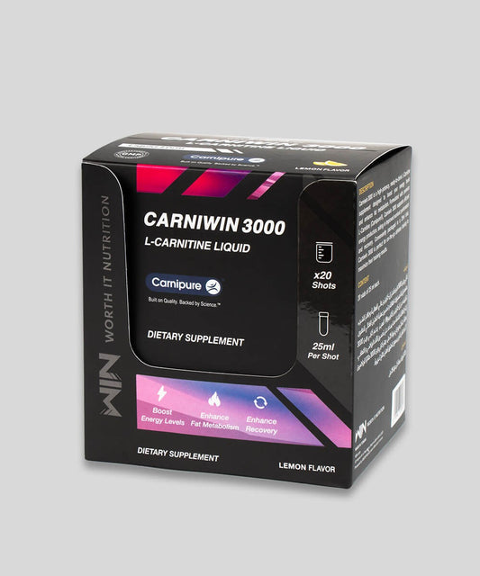 L-Carnitine (Carnipure®) - Worth It Nutrition | 20 Shots Tunisie CarniWIN 3000