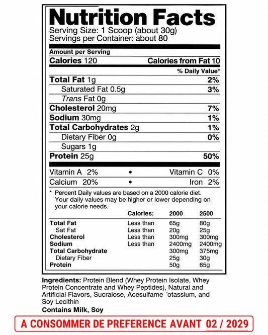 Pack Ultimate Nutrition Prostar Whey 2,39 kg + Oméga-3 300 Capsules