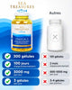 Sea Treasures Omega-3 Huile de Poisson 300 Capsules